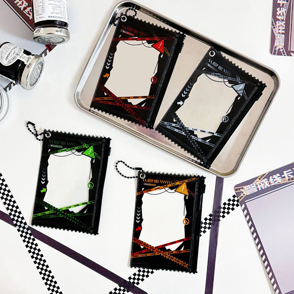 Ailigap กระเป๋าจี้จัดเก็บสายเตือนซิปบัตรแขนป้ายโปร่งใส3นิ้วสร้างสรรค์ ทําเอง อิน - รูปที่ 3