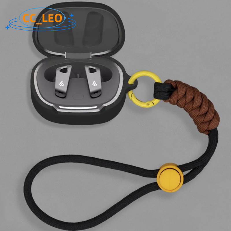 สําหรับ EDIFIER NeoBuds Plus / EDIFIER NeoBuds Pro เคสซิลิโคนนุ่มฝาครอบป้องกันจี้เชือกเส้นเล็กน่ารัก