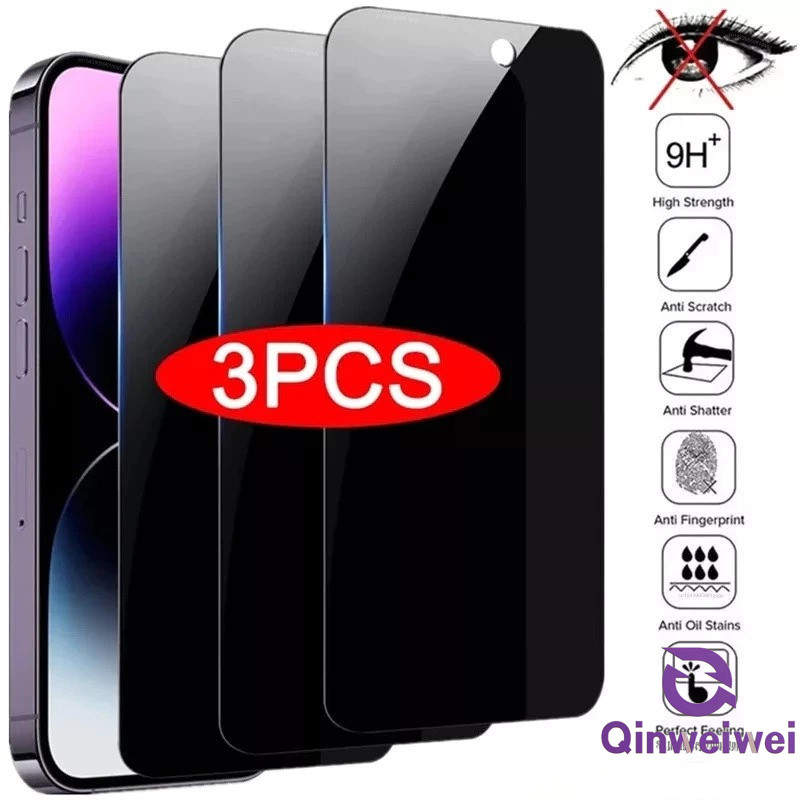 1-3 ชิ้น Anti-Spy ความเป็นส่วนตัวกระจกนิรภัยสําหรับ Huawei Nova Y61 Y70 Y90 Y71 9se Y6p 7i Y7a Y7 Y6