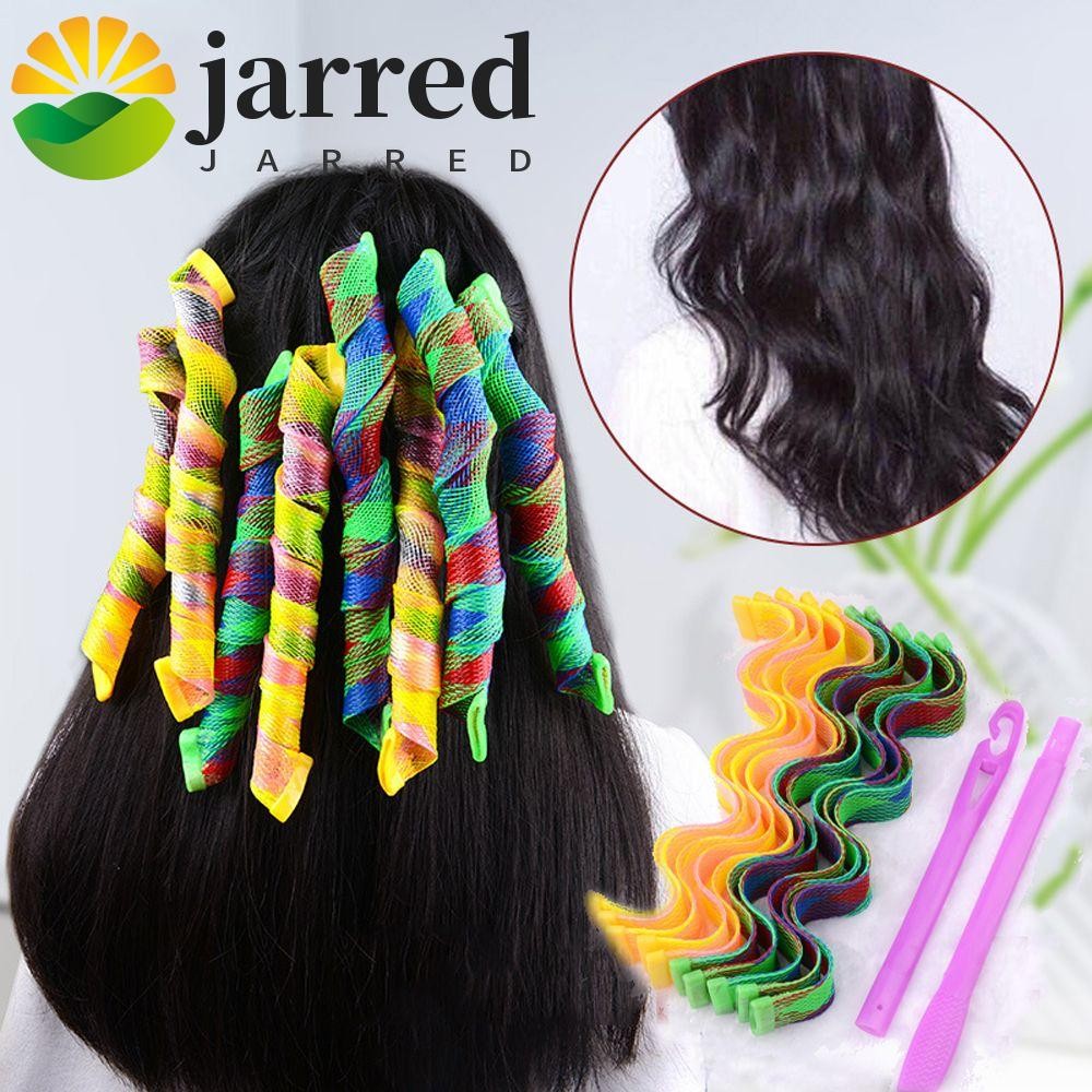 Jarred Hair Curlers Kit Soft Heatless สําหรับทุกทรงผมเครื่องมือจัดแต่งทรงผมไม่มีความร้อน Curler หญิงผู้หญิง Magic Hair Rollers