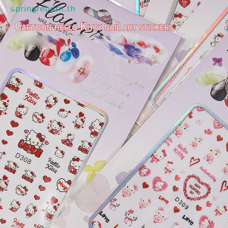 #Fashion ไทย #Sanrio สติ๊กเกอร์แต่งเล็บคิตตี้.