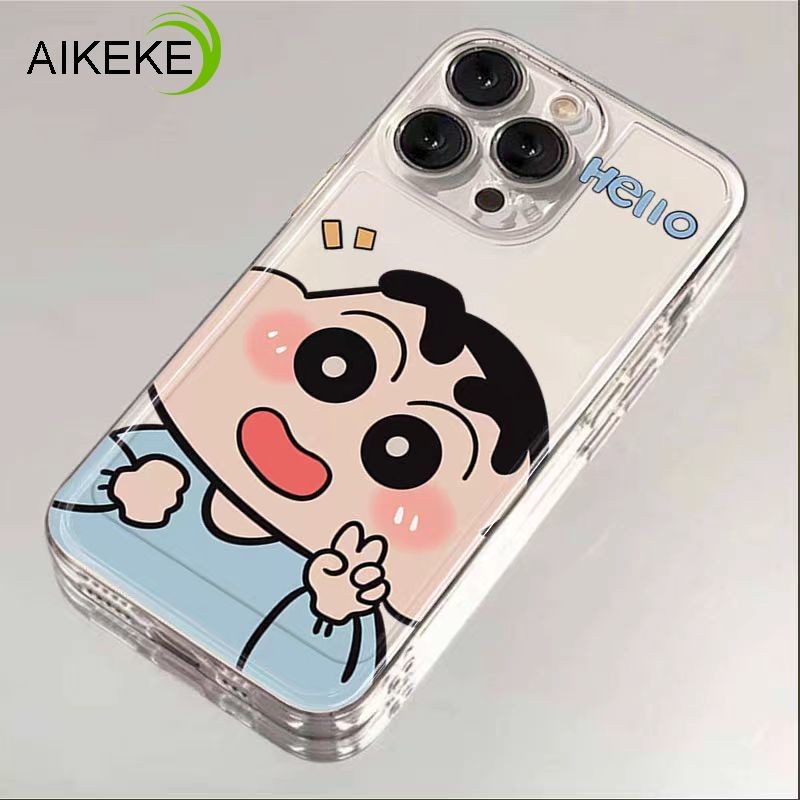 น่ารักเครยอนชินจังปลอกสําหรับredmi 13 A3 4G 13C 12 12C Turbo 3 A1 A2 หมายเหตุ 12s Xiaomi Poco F6 Pro