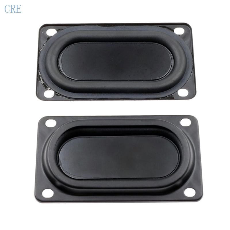 Cre 2 ชิ้นชุดยางการสั่นสะเทือนเมมเบรน 5090 Passive Bass Resonance แผ่นไดอะแฟรมพร้อมรูติดตั้งสําหรับลําโพง