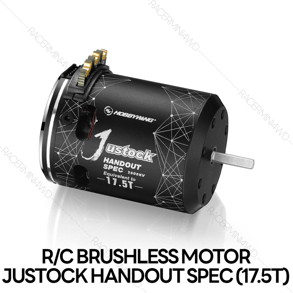 Hobbywing 30408017 JuStock Handout Spec 17.5T มอเตอร์รถบังคับฮ๊อบบี้วิงแท้