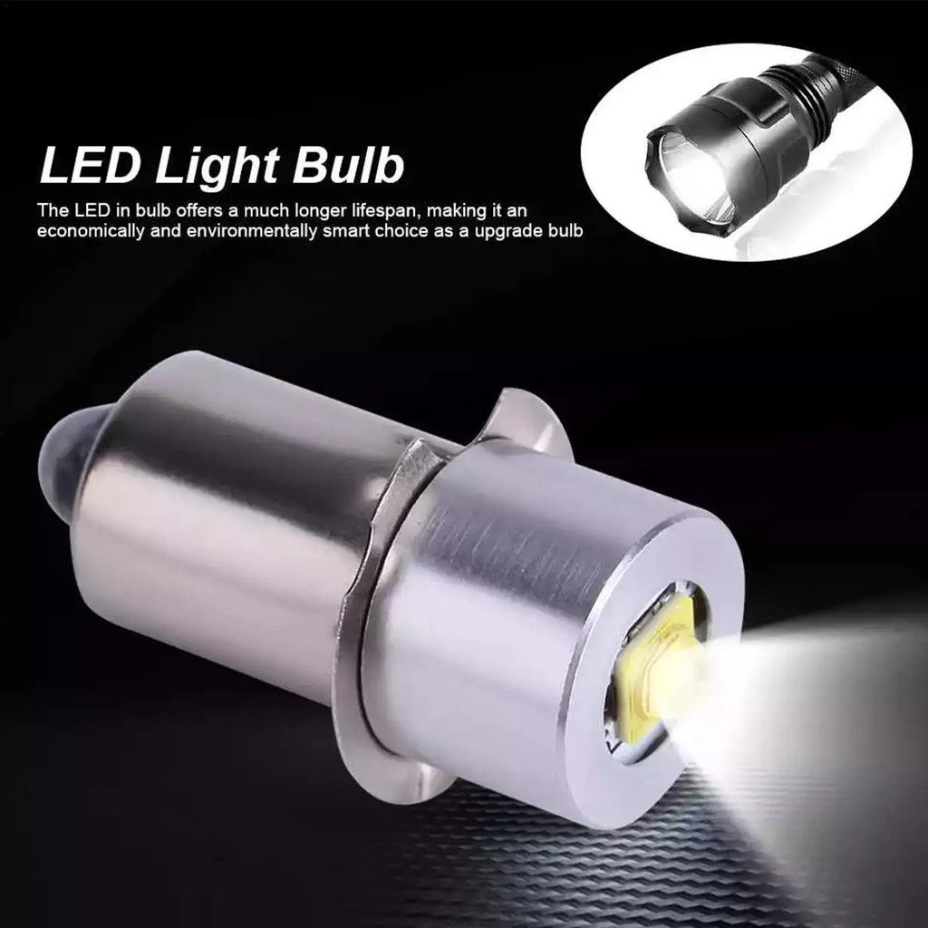 P13.5s E10 BA9S ฐาน 5W LED อัพเกรดหลอดไฟสีขาว Maglite ไฟฉาย 6500K 3W DC6V-24V เปลี่ยนหลอดไฟไฟฉายทํางานโคมไฟ