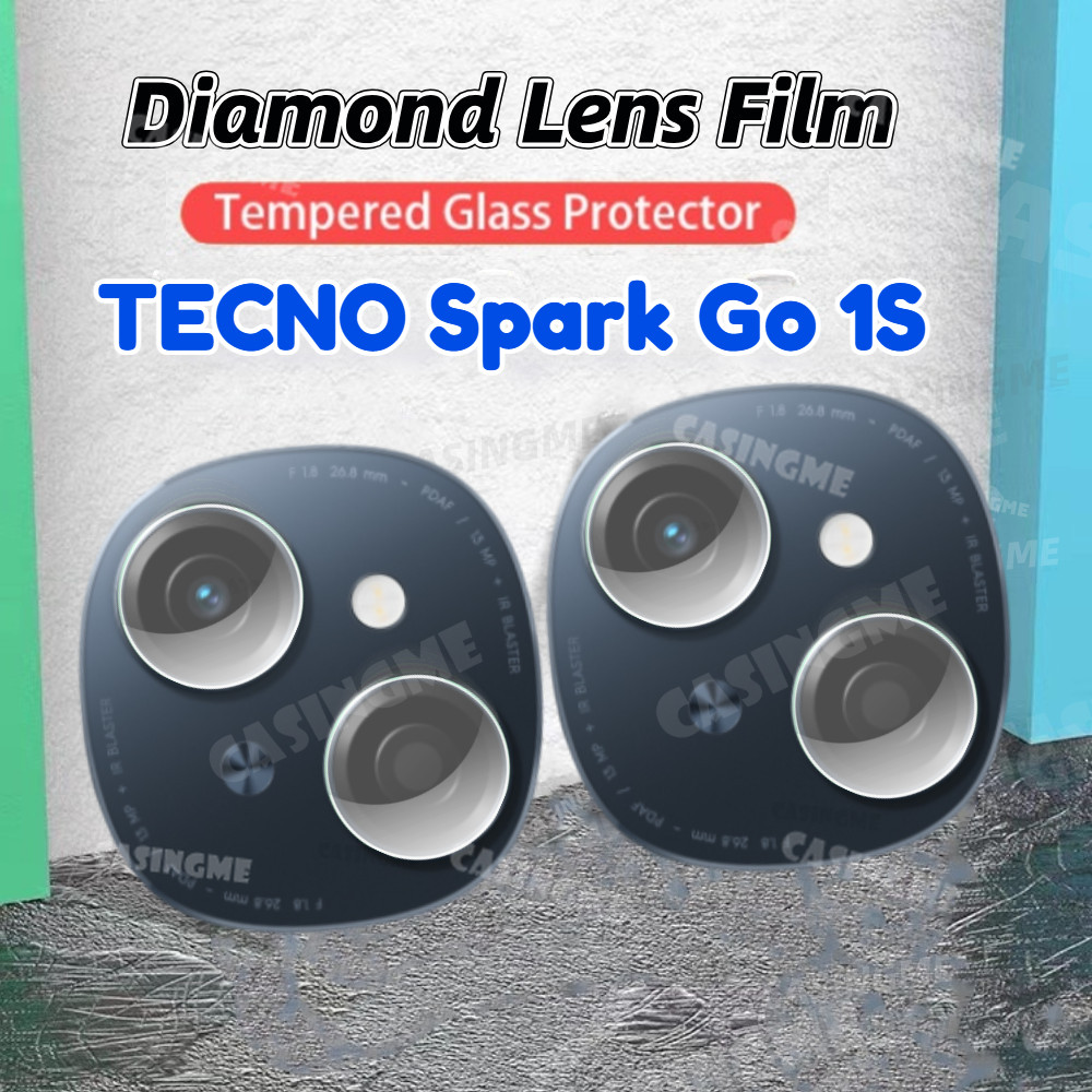 Tecno Spark Go 1S 2025 สําหรับ 3D กล้องเลนส์ Protector ใสกระจกนิรภัย Spark Go 1 S SparkGO1S GO1S 1GO