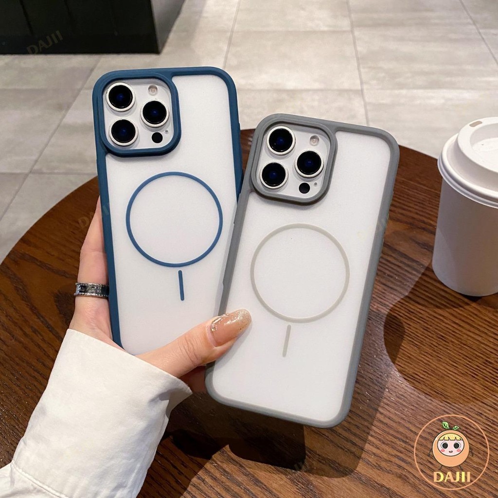 DAJII บบางเฉียบ ด้านใส ป้องกันลายนิ้วมือนุ่ม Case iPhone ใช้ได้กับ เคสไ โฟน Compatible For iPhone 16 15 14 13 12 11 Pro Max Plus เคสกันกระแทก Case