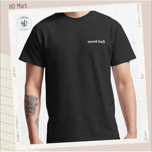 เสื้อยืดกีฬา Montbell เกาหลี
