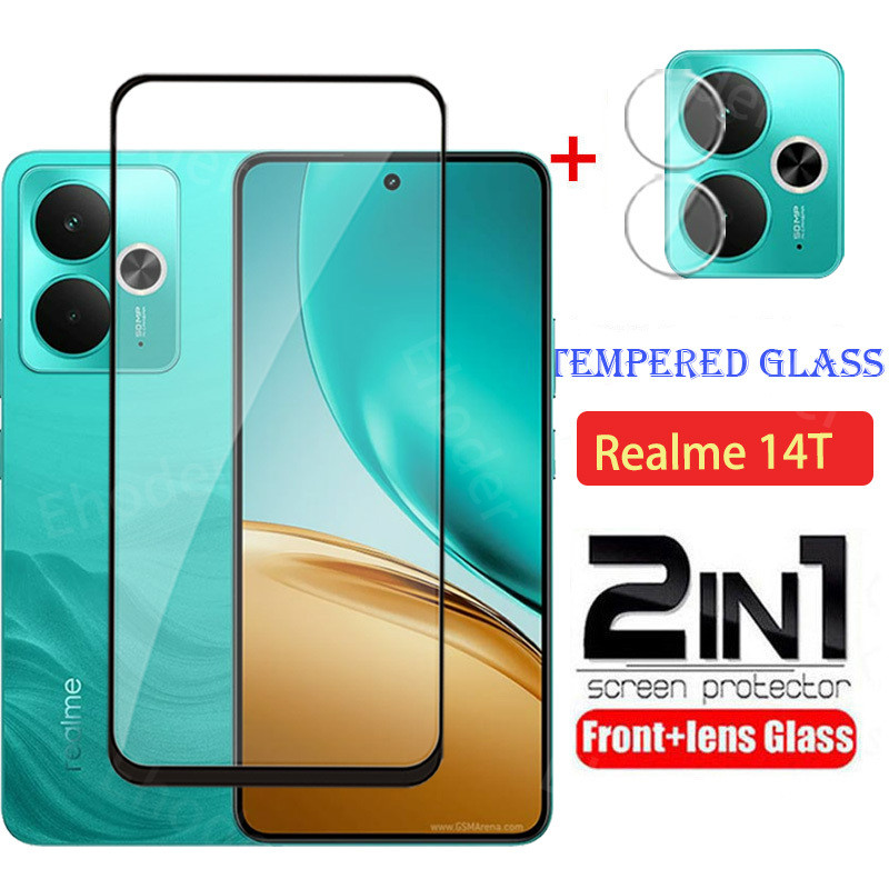 กระจกป้องกันสําหรับRealme 14T 14 5G 2025 ฟิล์มนิรภัยสําหรับRealme14T Realme14 หน้าจอกล้องเลนส์Protec