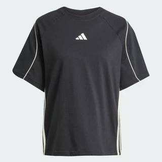 adidas Lifestyle Stadium 3-Stripes Tee Women Black JV7009