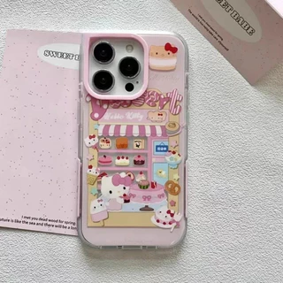 Iphone 17 16 15 14 13 12 11ProMax X/Xs Max 7 8Plus เคสโทรศัพท์การ์ตูนน่ารักรถรับประทานอาหาร