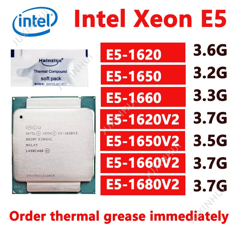 Intel Xeon E5 1620 E5 1650 E5 1660 E5-520 V2 E5-5650 V2 E5-560V2 E5-1680V2 Server CPU รุ่นอย่างเป็นท