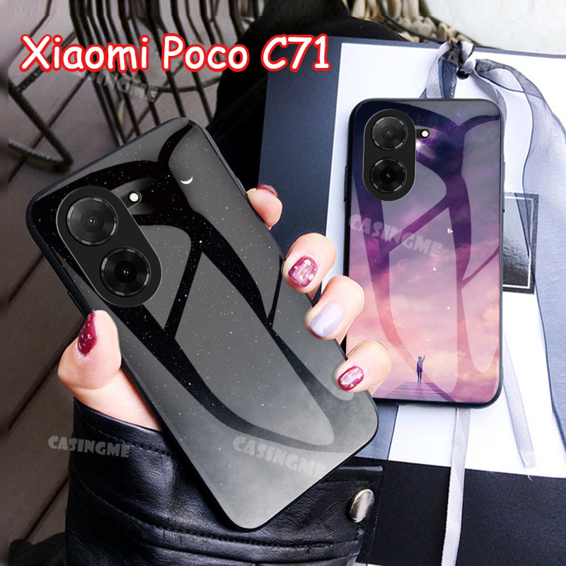 สําหรับ Xiaomi Poco C71 4G 2025 กระจกนิรภัยเคสโทรศัพท์สําหรับ Xiaomi PocoC71 Poco C 71 C71 Poco C 7 