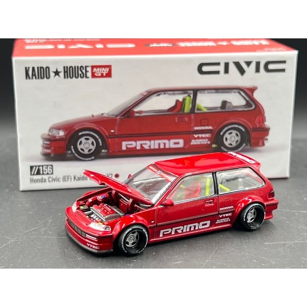 Kaido House x Mini GT HONDA CIVIC (EF) KAIDO WORKS V2