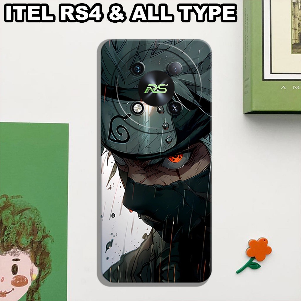 CC16/ ยางนุ่มเคสสําหรับ ITEL RS4/อะนิเมะตัวอักษร Motif/ITEL RS4 case/ITEL RS4 case/ITEL RS4 softcase