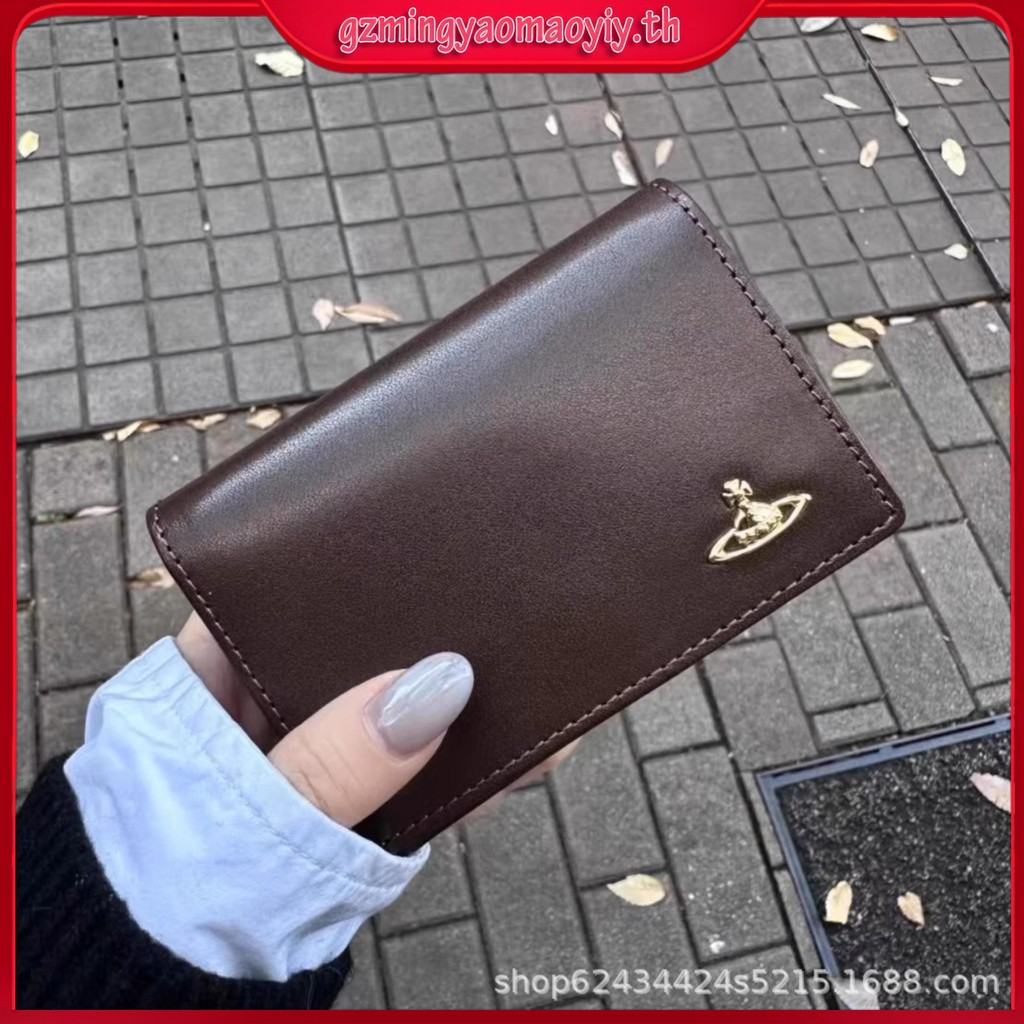 Vivienne Westwood กระเป๋าคอมพิวเตอร์ อเนกประสงค์ หนังวัว ความจุขนาดใหญ่ สไตล์เรโทร
