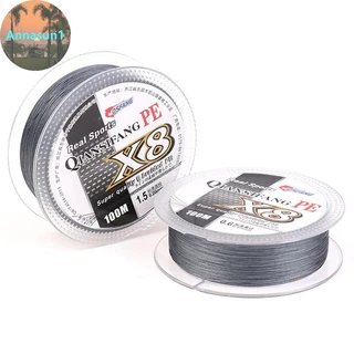 Annasun 100M 8 Strands PE สายตกปลา Multifilament สายตกปลาที่แข็งแกร่ง Travel Sea/Stream สายตกปลา TH
