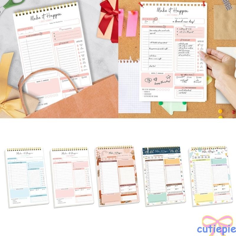 Cutie Coil-binding Planner Daily To-do-list Notebook Daily Weekly Planner Journal