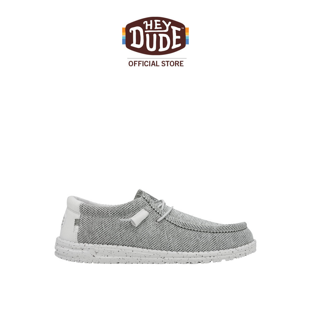 HEYDUDE รองเท้าลำลองผู้ชาย WALLY SOX รุ่น 40019-1KA - STONE WHITE