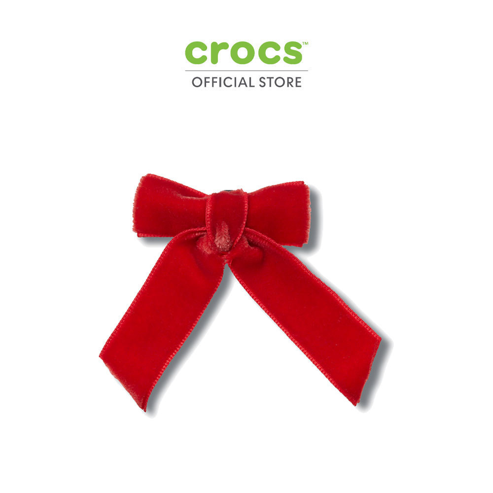 CROCS ตัวติดรองเท้า JIBBITZ™ RED VELVET BOW รุ่น 10013834