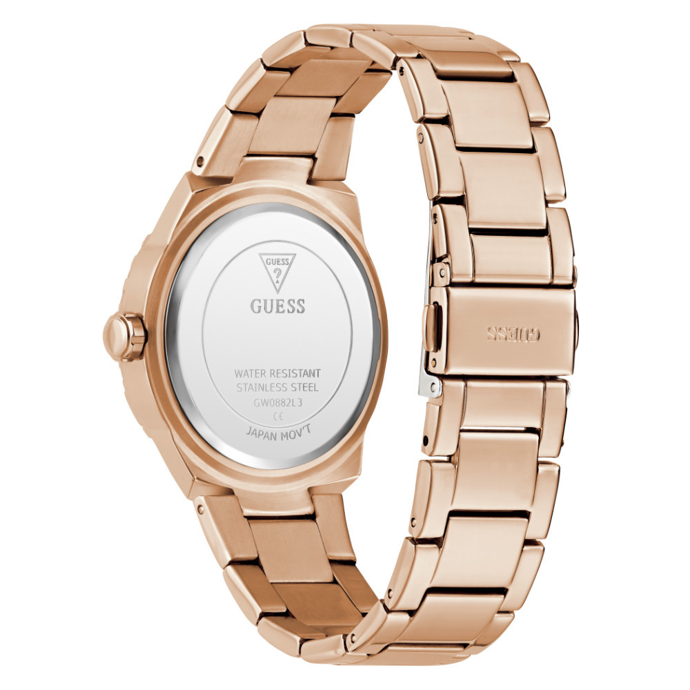 GUESS นาฬิกาข้อมือรุ่น SANGRIA GW0882L3 สีโรสโกลด์