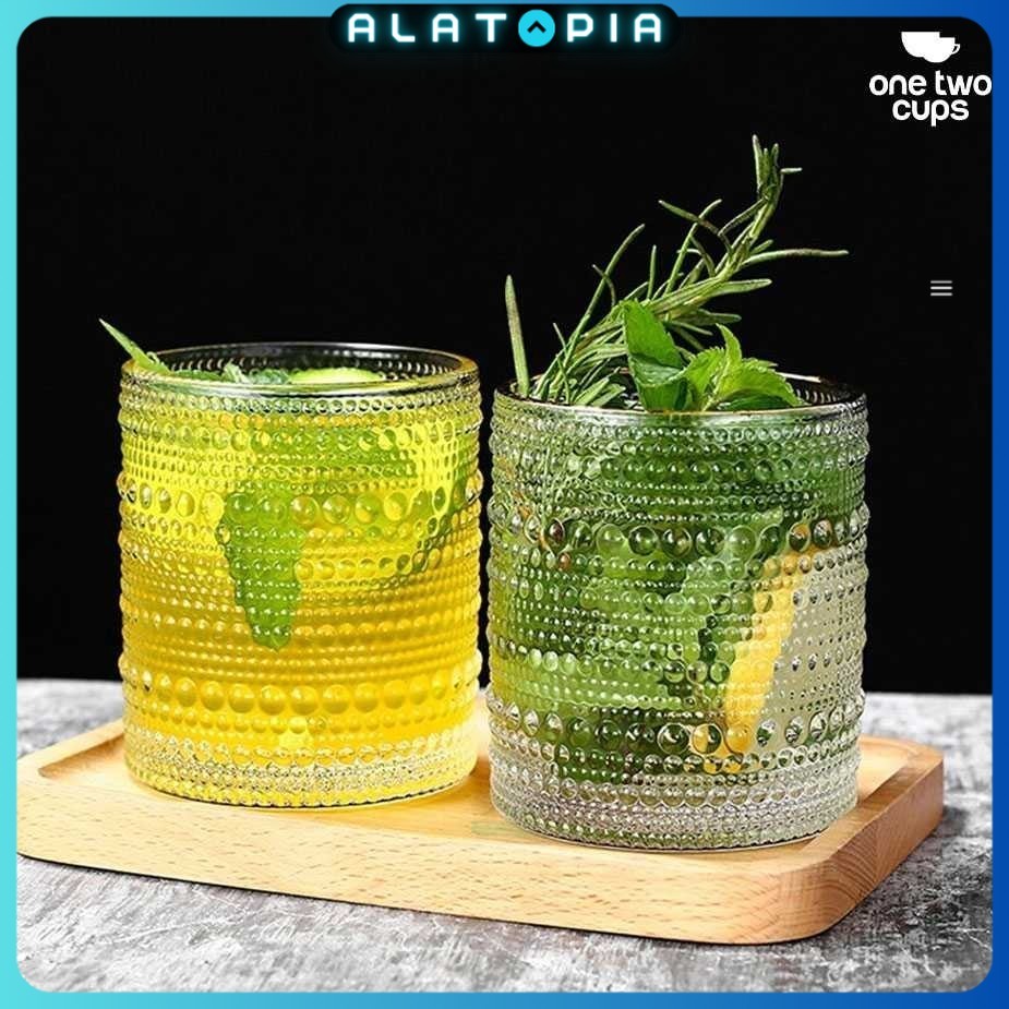 One Two Cups Whisky Crystal Mini Bubble Rock Glass - YJ0910