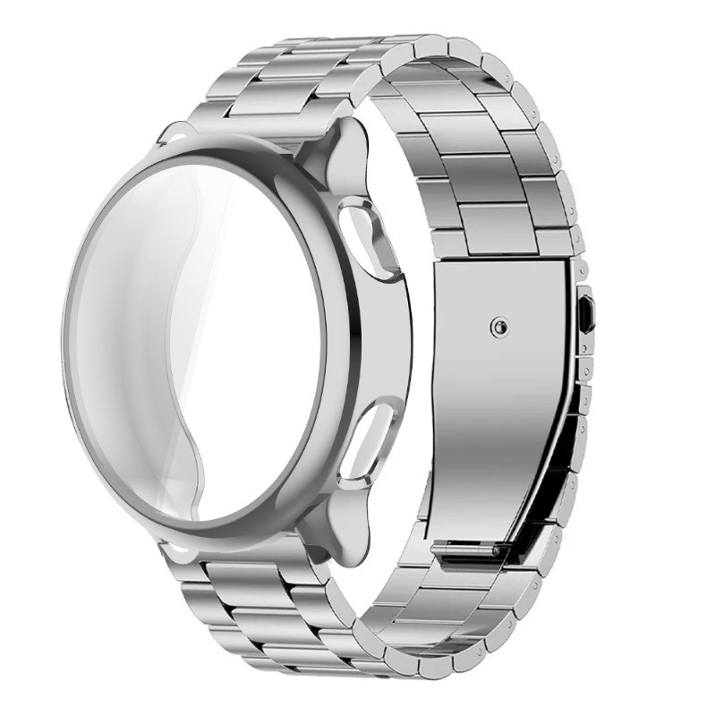 สายนาฬิกาสแตนเลสโลหะพร้อมเคส TPU คลุมทั้งหมดสําหรับ Garmin Active6 active 5 Vivoactive 6 5 - รูปที่ 2