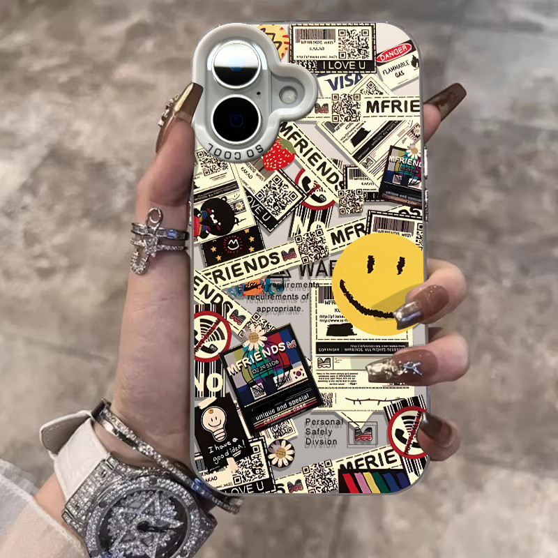 ❤️จัดส่งทันที❤️เคสไอโฟน11 12 13 14 15 16 Pro Max กันกระแทก tide brand English Case For iPhone XR,XS,7/8P,LUS,14+,16PM