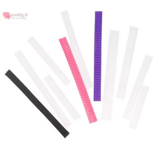 RENBG 100 ชิ้นตาข่ายยืดหยุ่นสุทธิ Protectors ฝาครอบ Sheath ความงามสีขาวเครื่องสําอาง Make Up แปรง Guards สะดวกเครื่องมือ TH