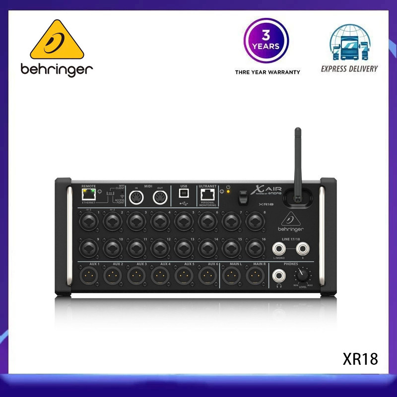 Behringer X Air XR18 XR16 XR12 มิกเซอร์ดิจิตอล