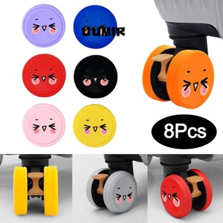 UUMIR 8 ชิ้นกระเป๋าเดินทางล้อ Protector Cover, Anti-slip ซิล…