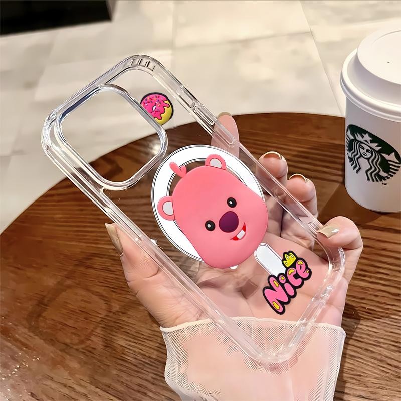 สําหรับ Iphone 11Pro 13Pro 11 12 13 14 15 16Plus 11 12 13 14 15 16PRO MAX 手机壳น่ารักการ์ตูนออกแบบโดนั