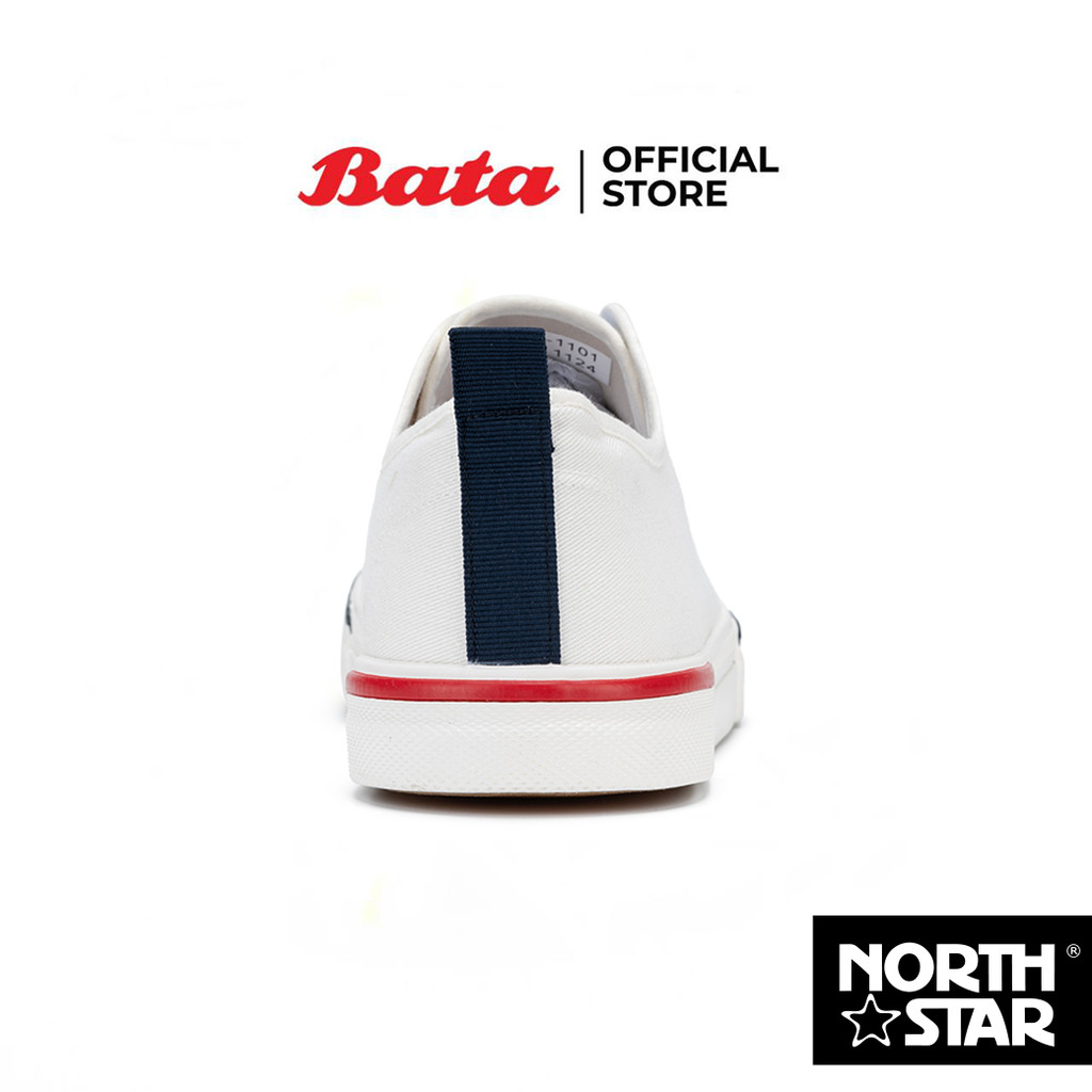 Bata บาจา North Star รองเท้าผ้าใบสนีคเกอร์แบบผูกเชือก สำหรับผู้ชาย รุ่น MARTINI สีขาว 8201101 สีกรมท่า 8209101