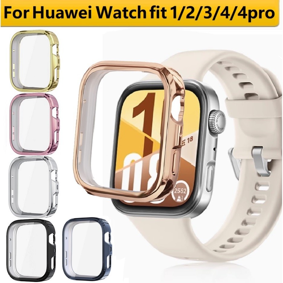 Soft TPU ฝาครอบเต็มรูปแบบสําหรับ เคส Huawei watch Fit 4 Case Soft เคส Huawei watch Fit 4 Pro Case Al