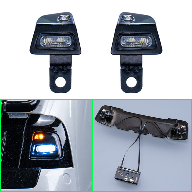 1 คู่ High Top ภายใน Spotlight สําหรับ 1/14 Tamiya RC รถบรรทุก Volvo FH16 750 56360 DIY อะไหล่