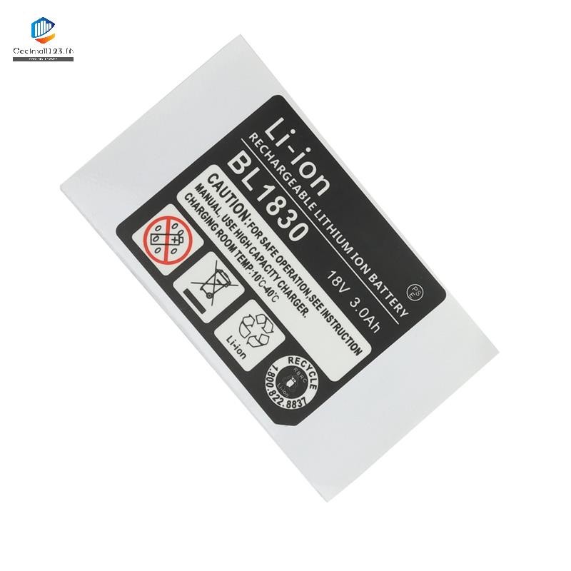 10 ชุด BL1830 Label แบตเตอรี่ลิเธียมไอออน 18V ป้ายสติกเกอร์เหมาะสําหรับ 18V โลโก้แบตเตอรี่ .coolmall123th ราคา ถูกที่สุด ดีลบีเคเค แกลเลอรีภาพที่ 7