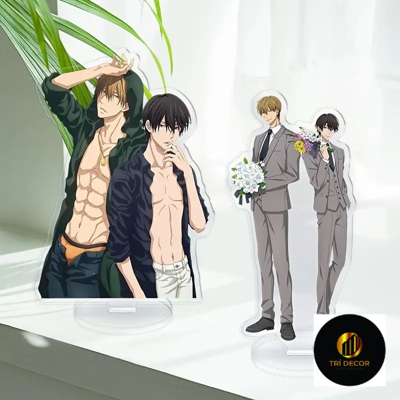 Standee รุ่น Dakaretai Otoko 1-i ni Odosarete Imasu อะคริลิคอะนิเมะ micha chibi จอแสดงผลตกแต่ง