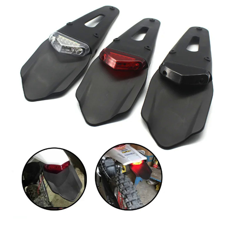 Motorcycle LED Tail Light&Rear Fender Stop Light Enduro MX  Supermoto FOR KTM XR250 XR400 XR650 WR25