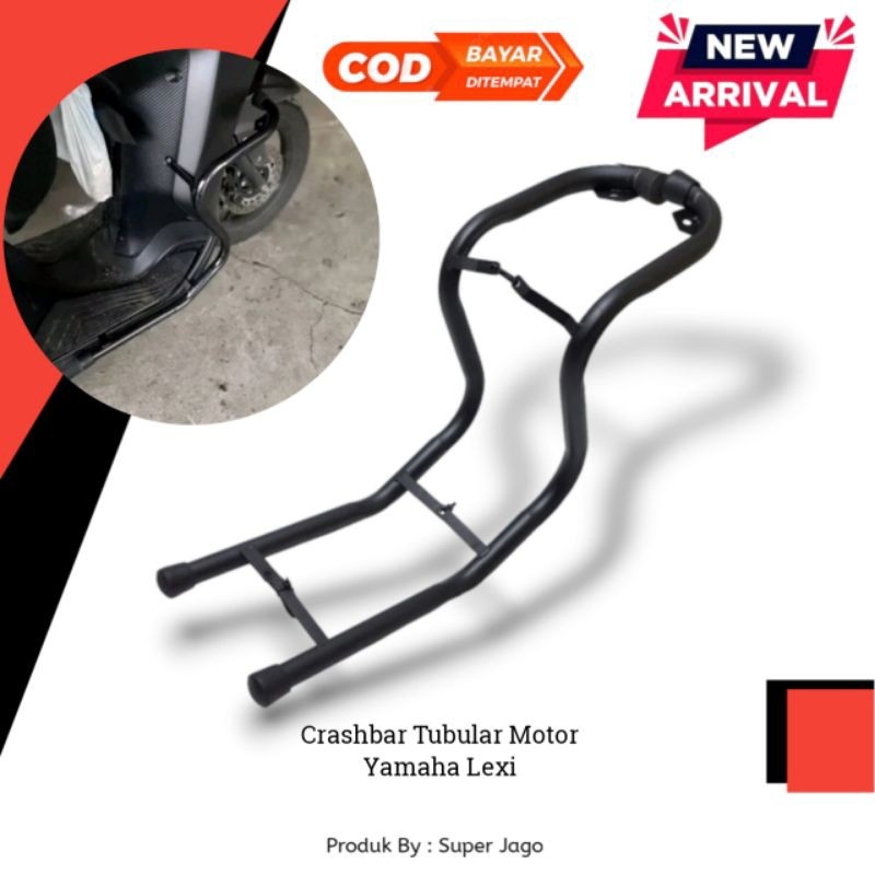 Tubular Crashbar Yamaha Lexi Plus Shooting Light Mount