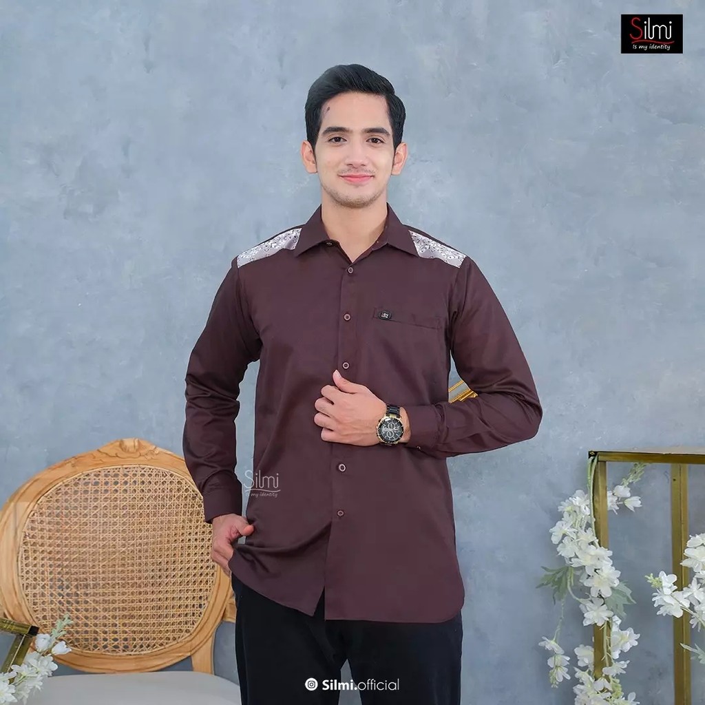 KEMEJA LOKAL Kayssyari - Silmi Fashion Novan Koko Adult Shirt Top Adult Mens Clothing by Silmi Premi