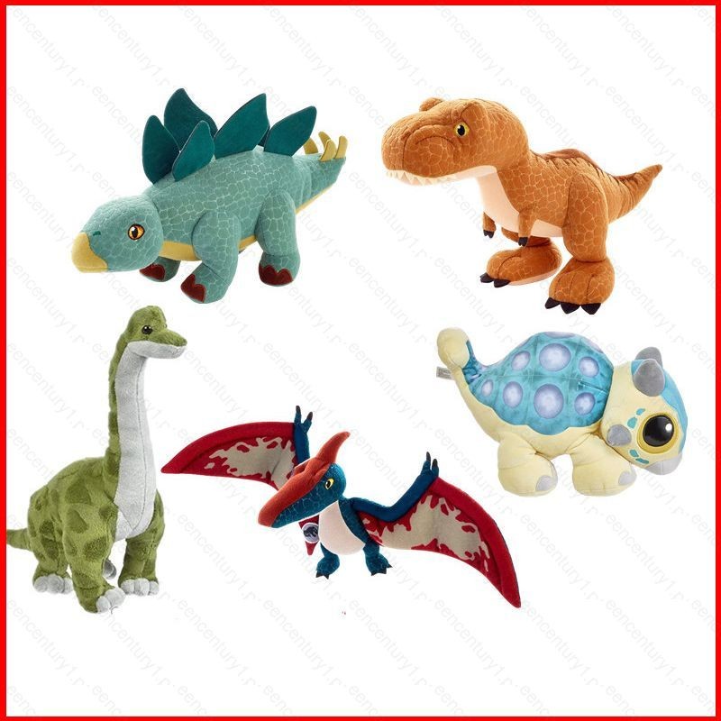 Ys Jurassic World ของเล่นตุ๊กตาไดโนเสาร์ Tyrannosaurus Rex Pterodactyl Stegosaurus ตุ๊กตาตุ๊กตาของขวัญสําหรับของเล่นเด็ก