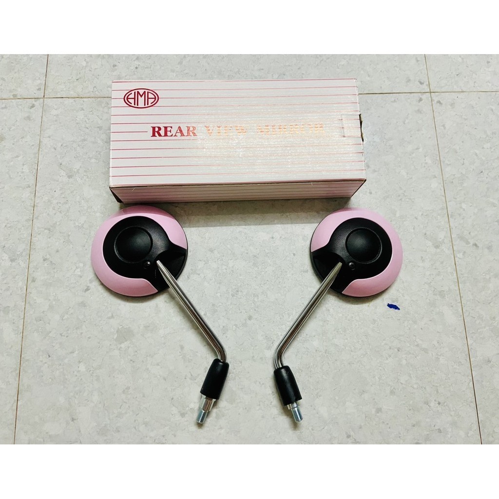 กระจกมองหลัง Honda Scoopy สีขาว Made in Thailand HM (ราคา 1 คู่)