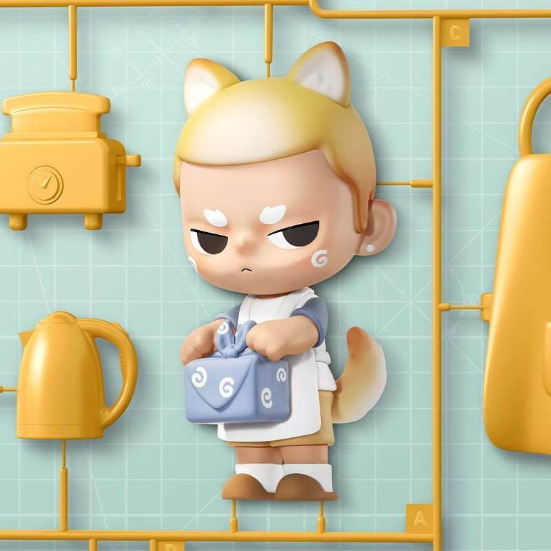 Popmart KUBO รุ่นที่สี่ Every Moment Series Mystery Box อินเทรนด์เล่นเดสก์ท็อปตกแต่งรูปของขวัญของแท้อินเทรนด์เล่นตุ๊กตาวันเกิดคู่ของขวัญ