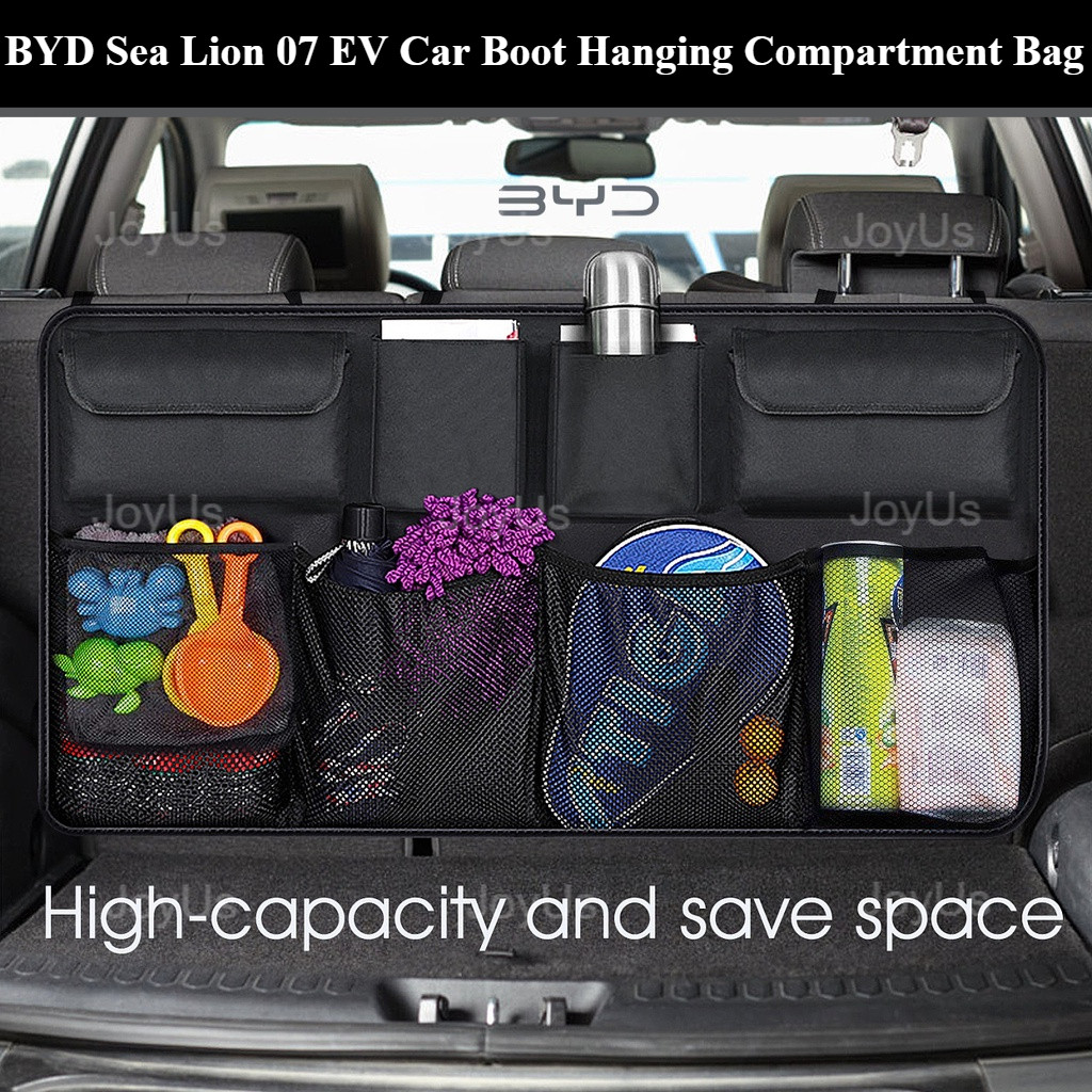 Byd Sealion 7 Sea Lion 07 EV Car Boot Storage Bag Boot Hanging Compartment Bag