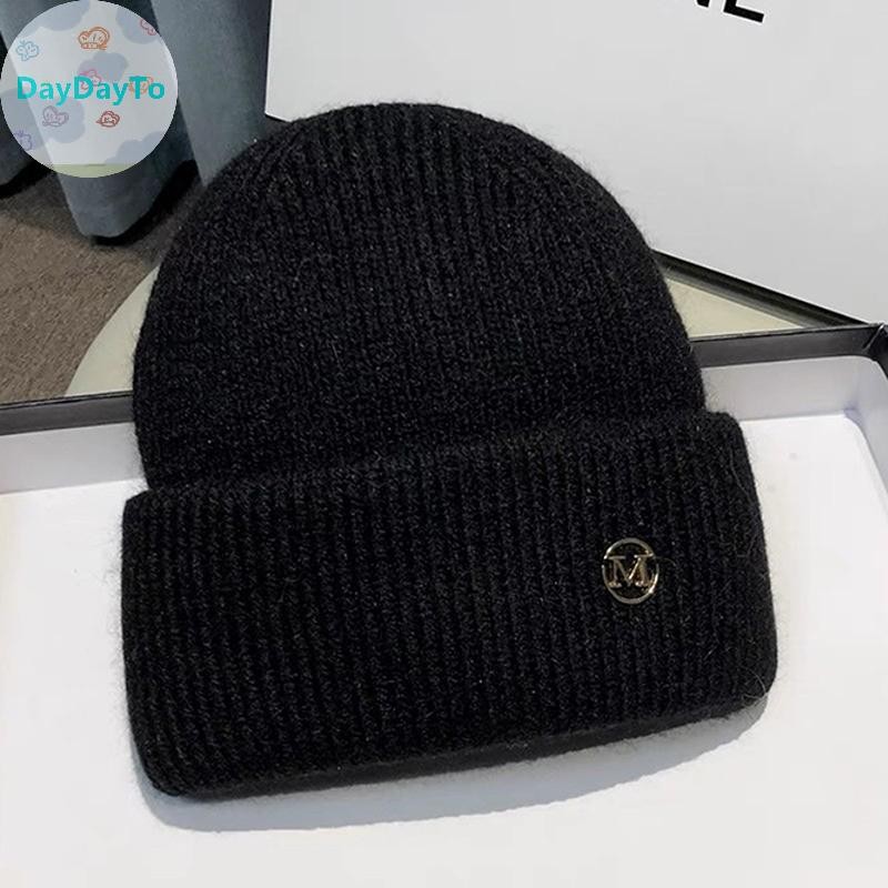 Daydayto น่ารักนุ่ม Warm Fluffy ฤดูใบไม้ร่วงฤดูหนาวหนาหมวกสําหรับผู้หญิงสาวสีทึบ Beanies แฟชั่นอเนกประสงค์ป้องกันหูหมวกของขวัญ TH - รูปที่ 5