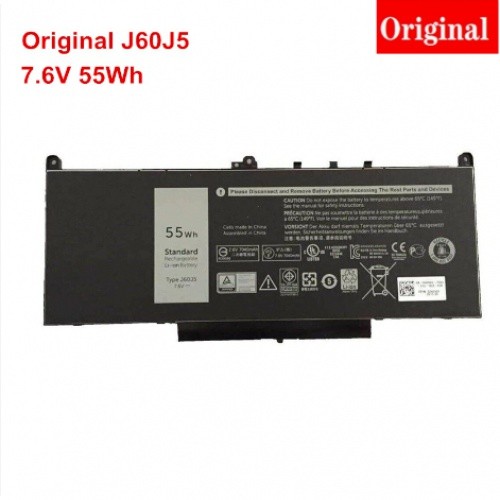 ✿J60J5เปลี่ยนแบตเตอรี่แล็ปท็อปสำหรับ Dell Latitude E7270 E7470 J60J5 R1V85 242WD