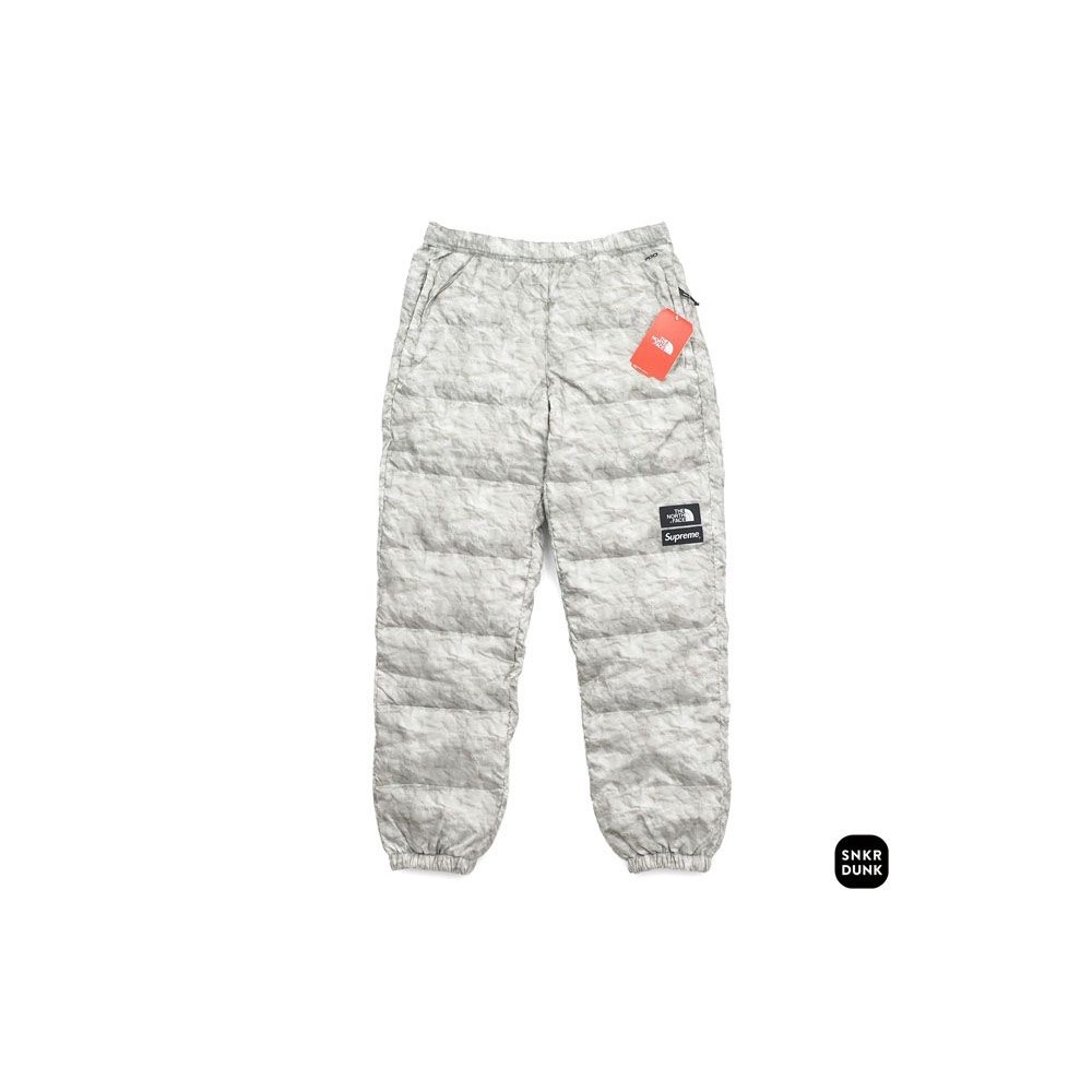 Supreme The North Face Paper Print Nuptse Pant "White" Unused