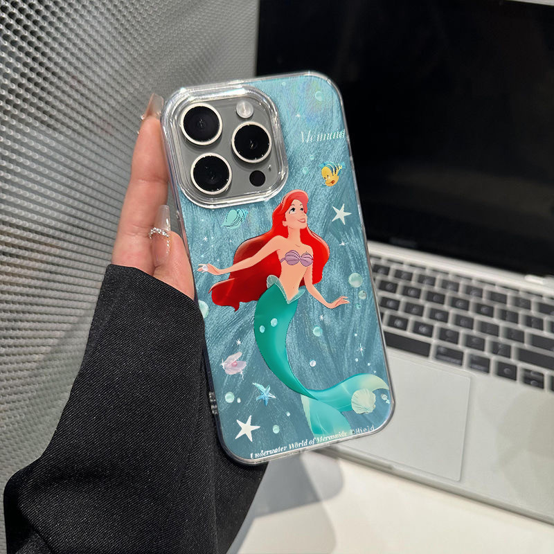 SUN ส่งจากไทย เคส ไอโฟน ขนนกสีเงิน โปร่งใสและสว่าง วิจิตร สำหรับiPhone 11 15 12 14 13 Pro Max 14/15PLUS ลูกแมว