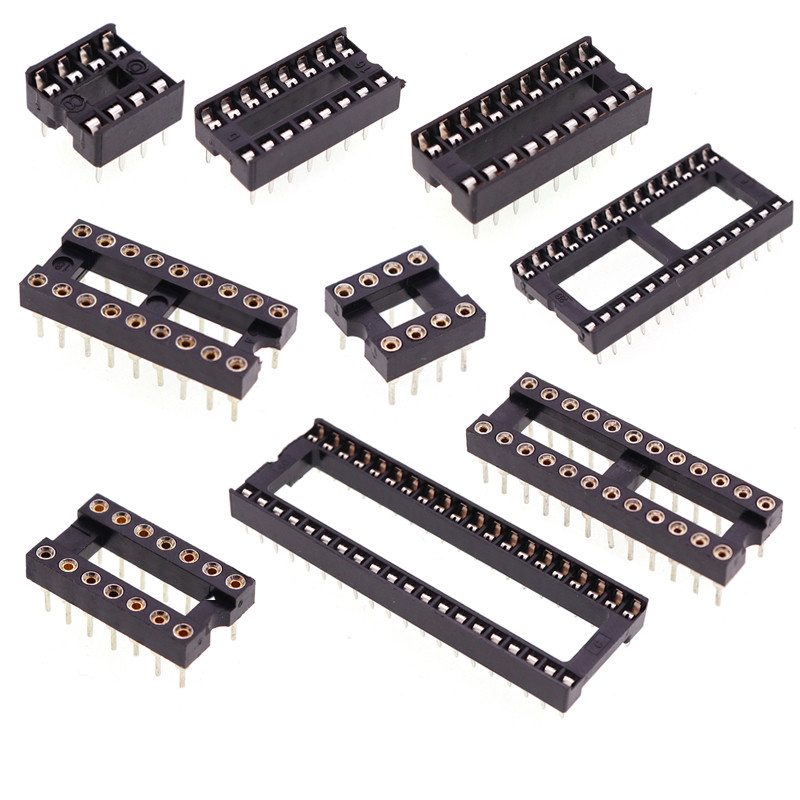 Socket IC ซ็อกเก็ต IC 8PIN DIP - 8 ชิ้นส่วนอิเล็กทรอนิกส์ IC ซ็อกเก็ตชิป - รูปที่ 2