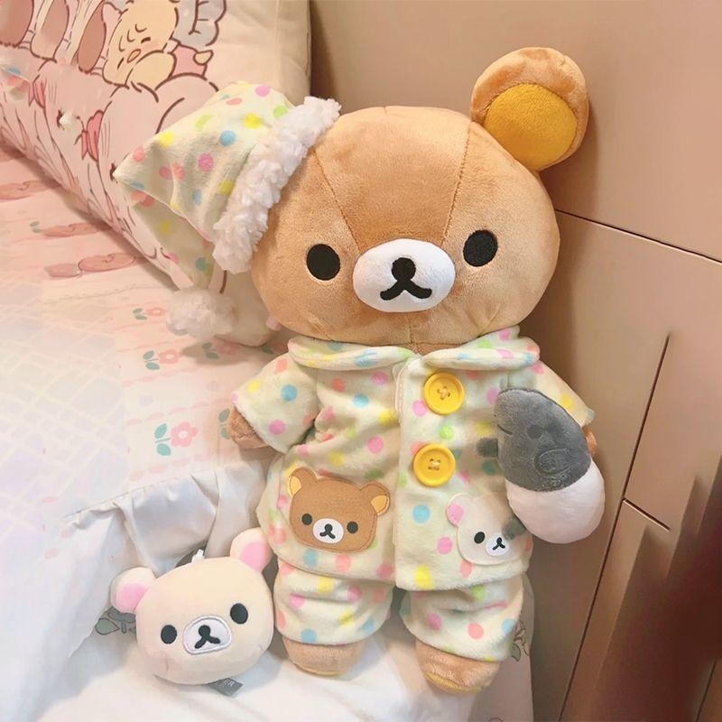 Rilakkuma ยัดไส้ของเล่นน่ารักตุ๊กตาตุ๊กตาหมีตุ๊กตานอนหมอนตกแต่งห้องหมอนอิง C omfort ตุ๊กตาของขวัญวันเกิดสำหรับแฟน ราคา ถูกที่สุด ดีลบีเคเค แกลเลอรีภาพที่ 2